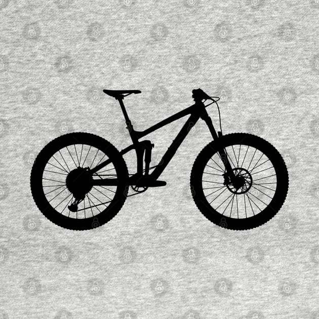 Trek Remedy Mountain Bike Silhouette by gktb